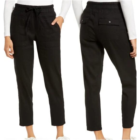 Kut from the Kloth Pants - KUT FROM THE KLOTH Pants Size 2X Linen Blend Smocked Drawstring Pockets NWT